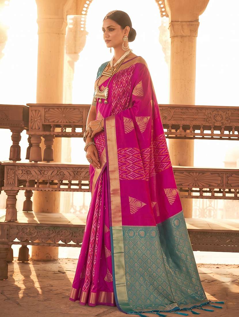 women self design banarasi saree with blouse - 22610291 -  Standard Image - 1