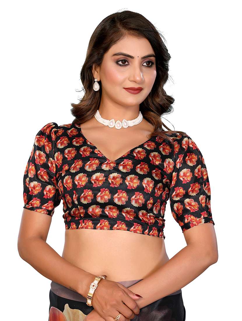 women pack of 2 printed combo saree with blouse - 22610395 -  Standard Image - 4
