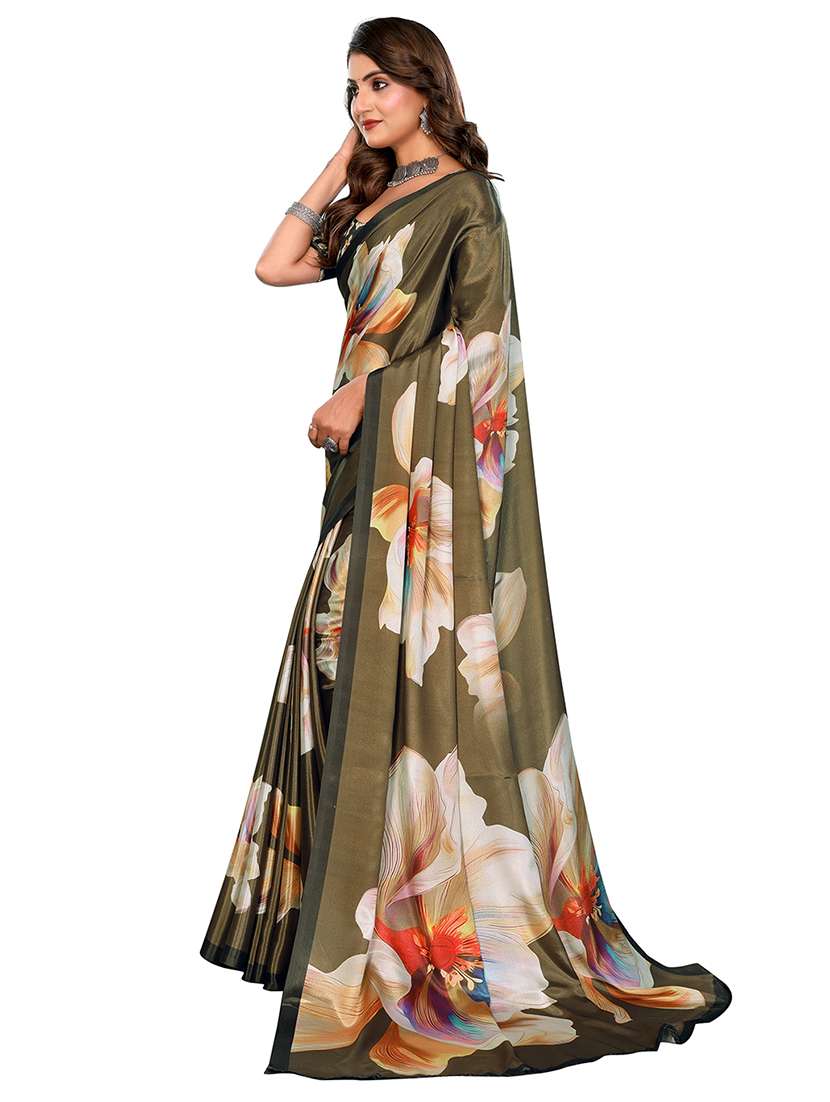 Women Pack Of 2 Printed Combo Saree With Blouse - 22610407 -  Standard Image - 1