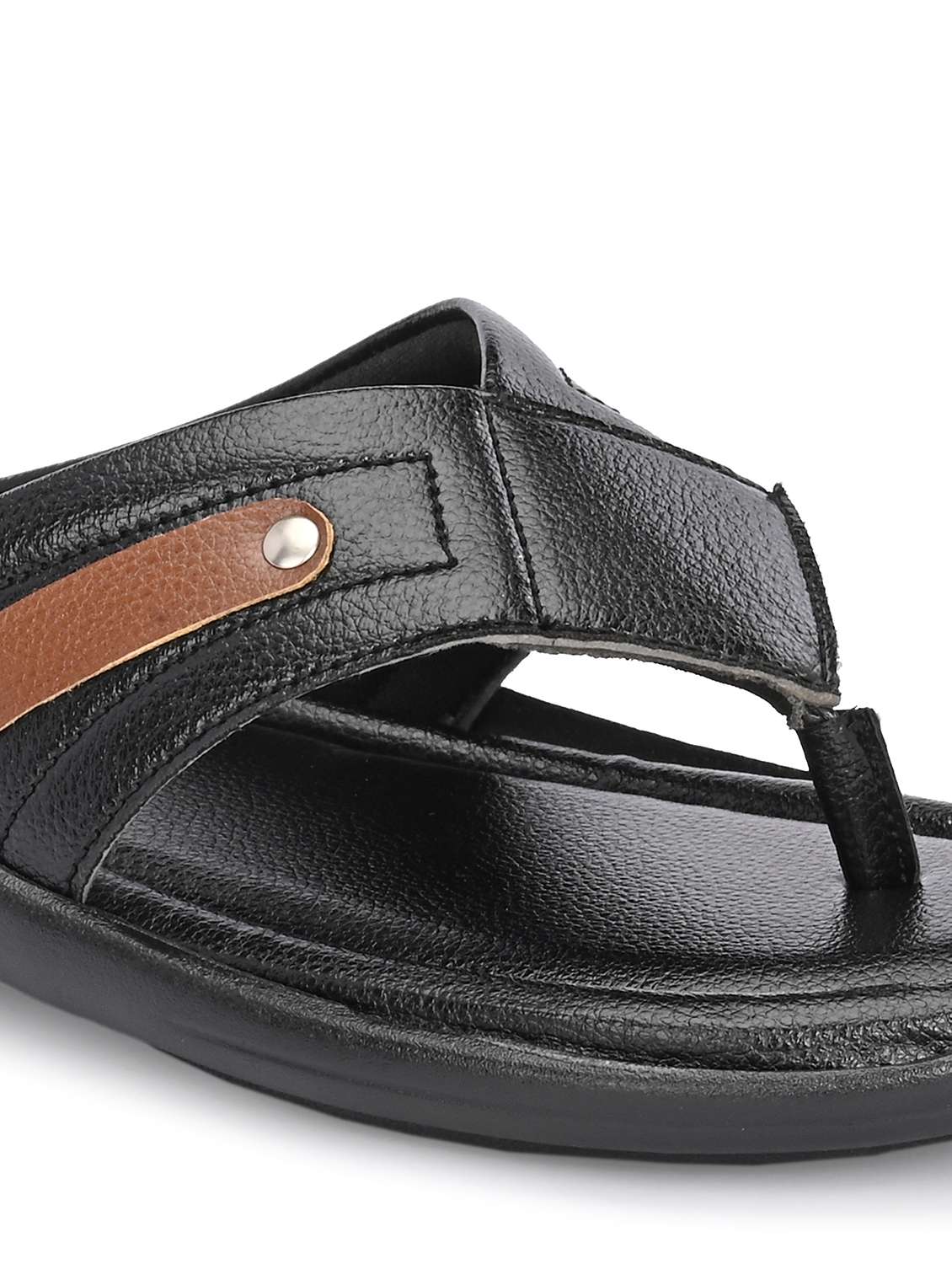 Men Textured Toe Separator Sandal - 22610496 -  Standard Image - 4