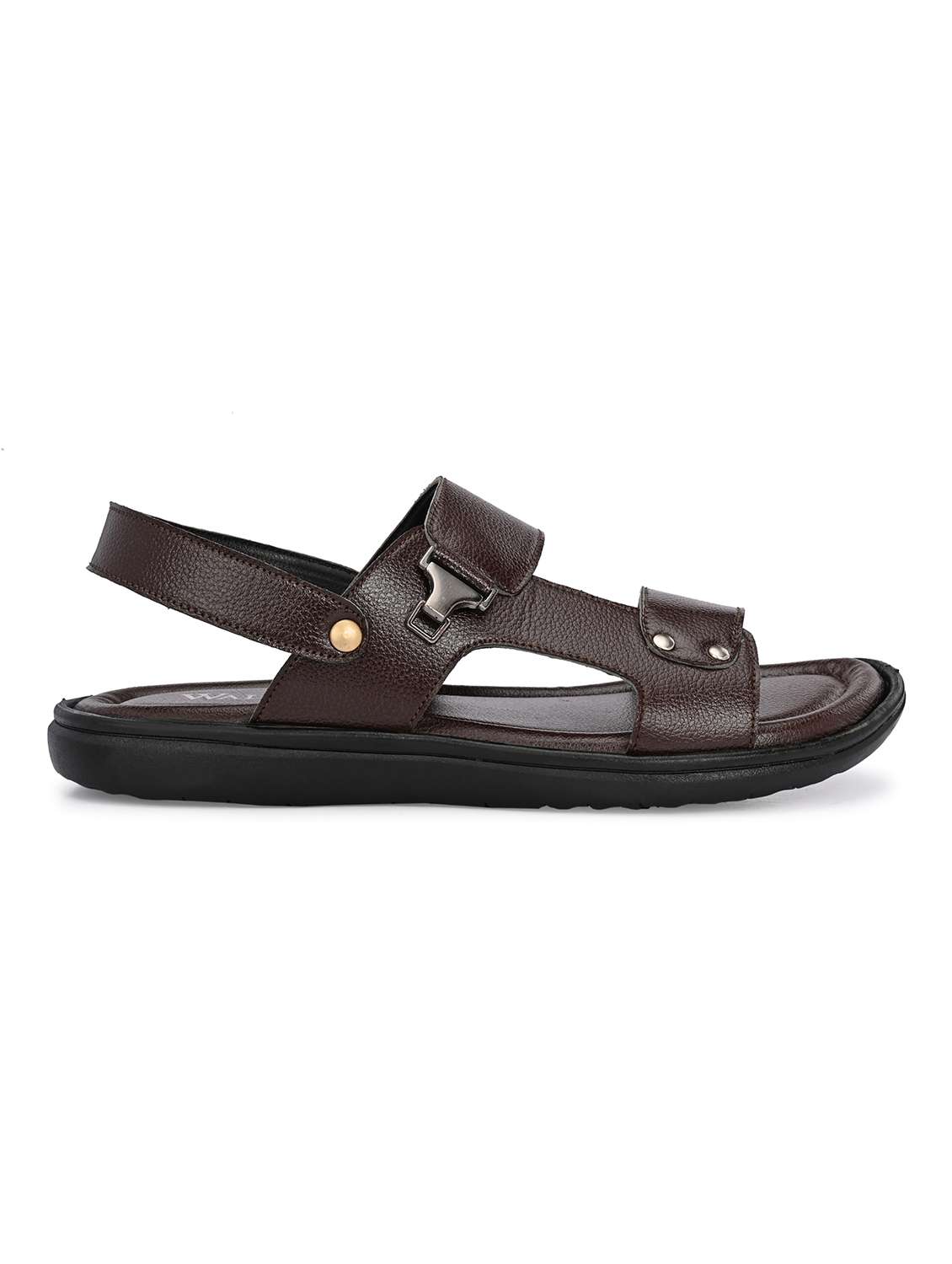 Men Textured Back Strap Sandal - 22610498 -  Standard Image - 1