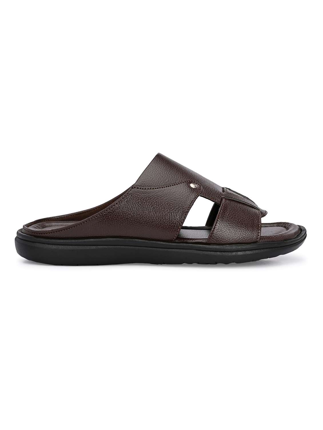 Men Solid Slip On Sandal - 22610515 -  Standard Image - 1