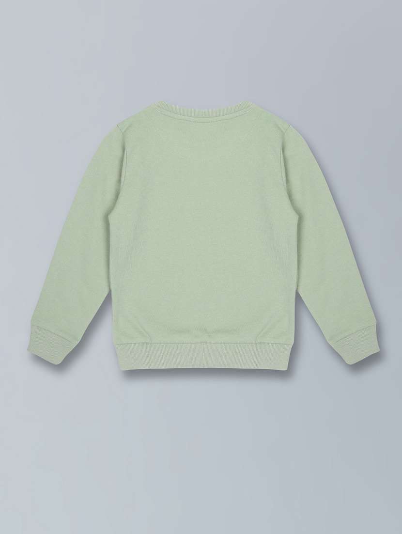 girls printed long sleeves regular fit sweatshirt - 22610552 -  Standard Image - 1