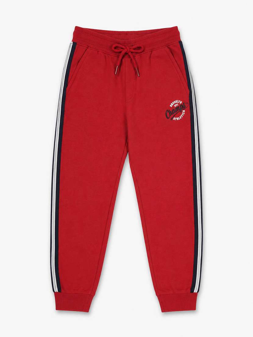 boys taped mid rise regular fit jogger - 22610560 -  Standard Image - 1
