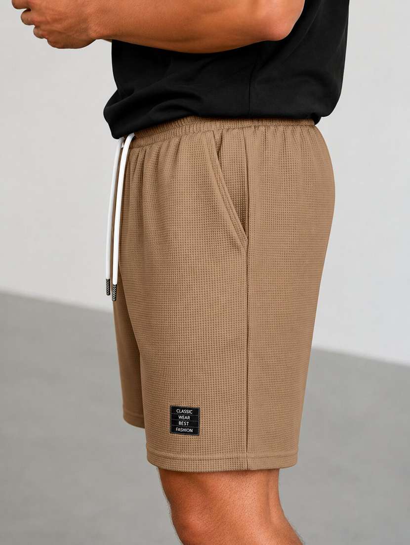 men self design mid rise regular fit shorts - 22610711 -  Standard Image - 1
