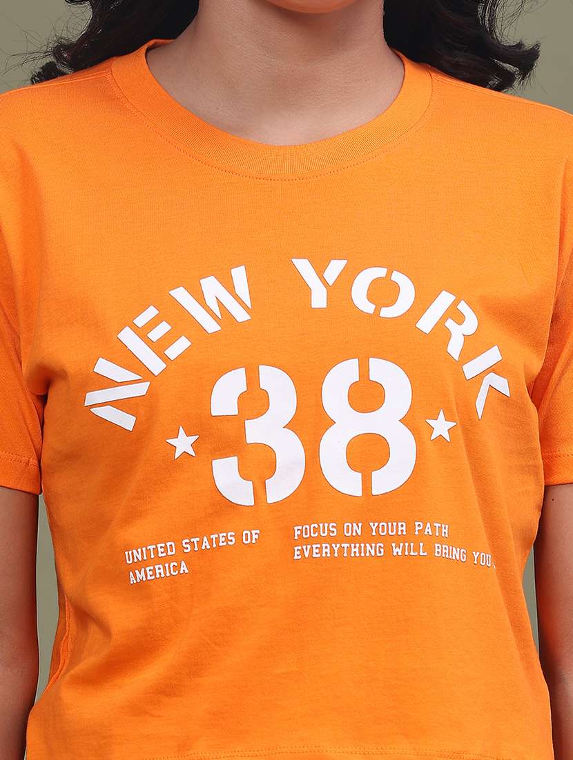 Women Typographic Short Sleeves Regular Top - 22614228 -  Standard Image - 1