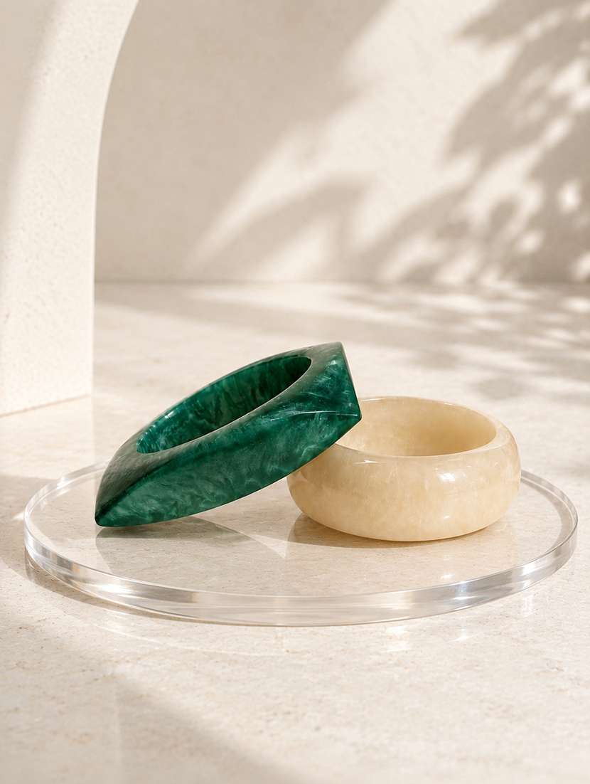 women set of 2 resin bangles - 22614914 -  Standard Image - 1