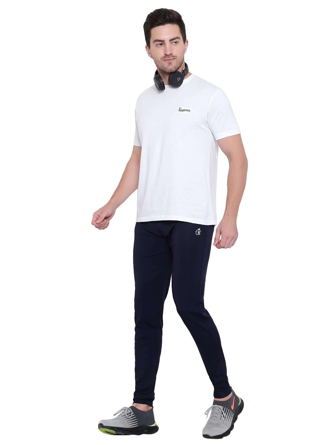 Men Typographic Mid Rise Regular Fit Jogger - 22615223 -  Standard Image - 6