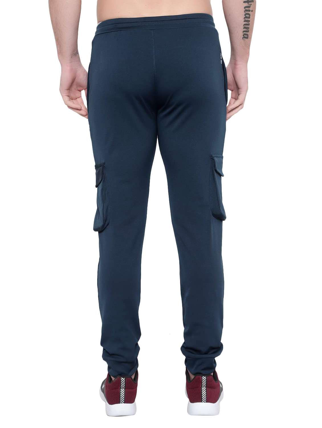 Men Solid Mid Rise Regular Fit Jogger - 22615224 -  Standard Image - 4