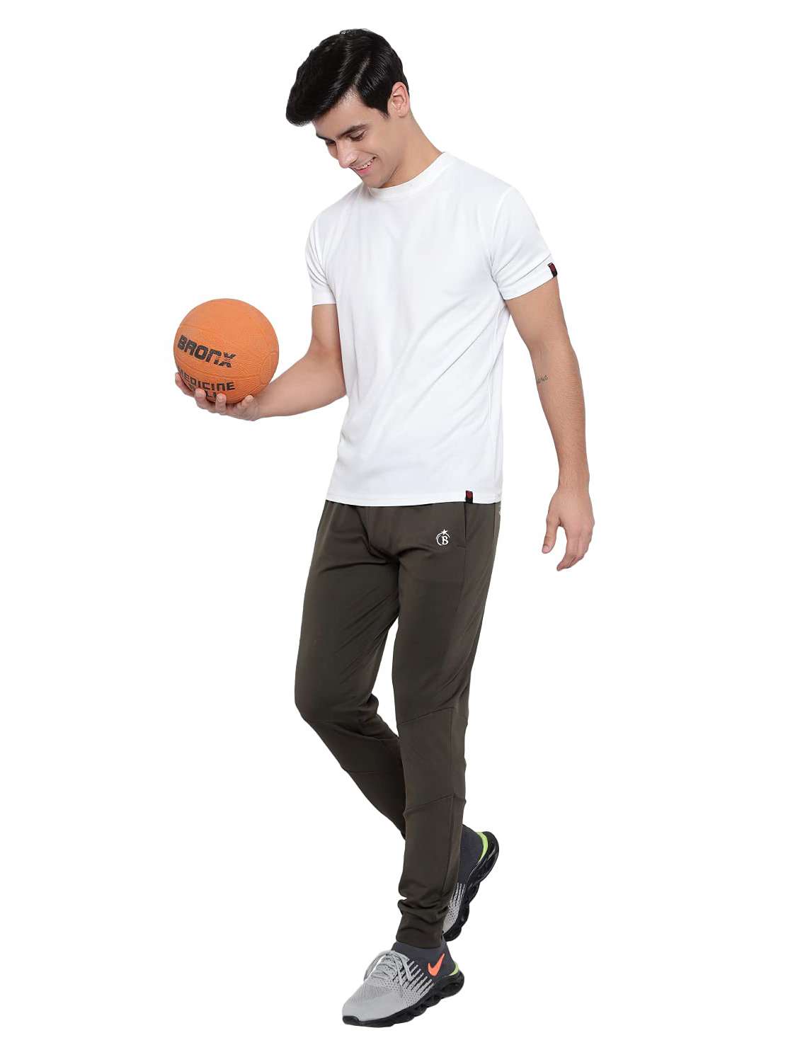Men Typographic Mid Rise Regular Fit Jogger - 22615230 -  Standard Image - 4