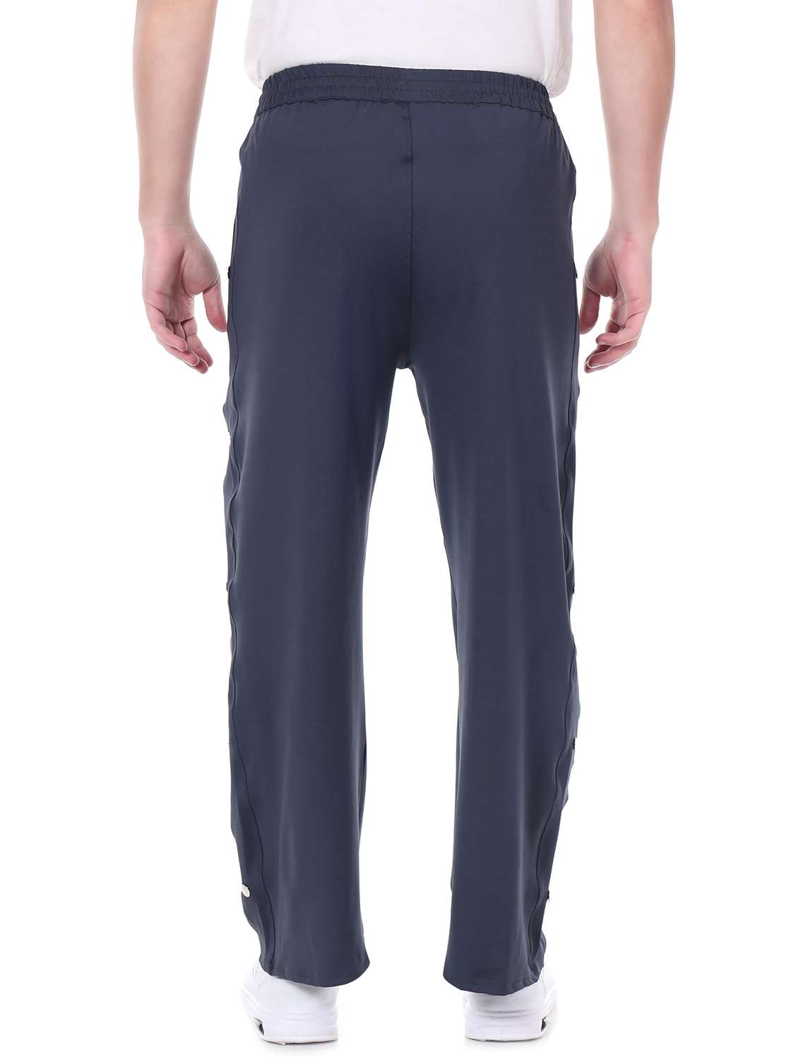 men solid mid rise relaxed fit track pant - 22615289 -  Standard Image - 1