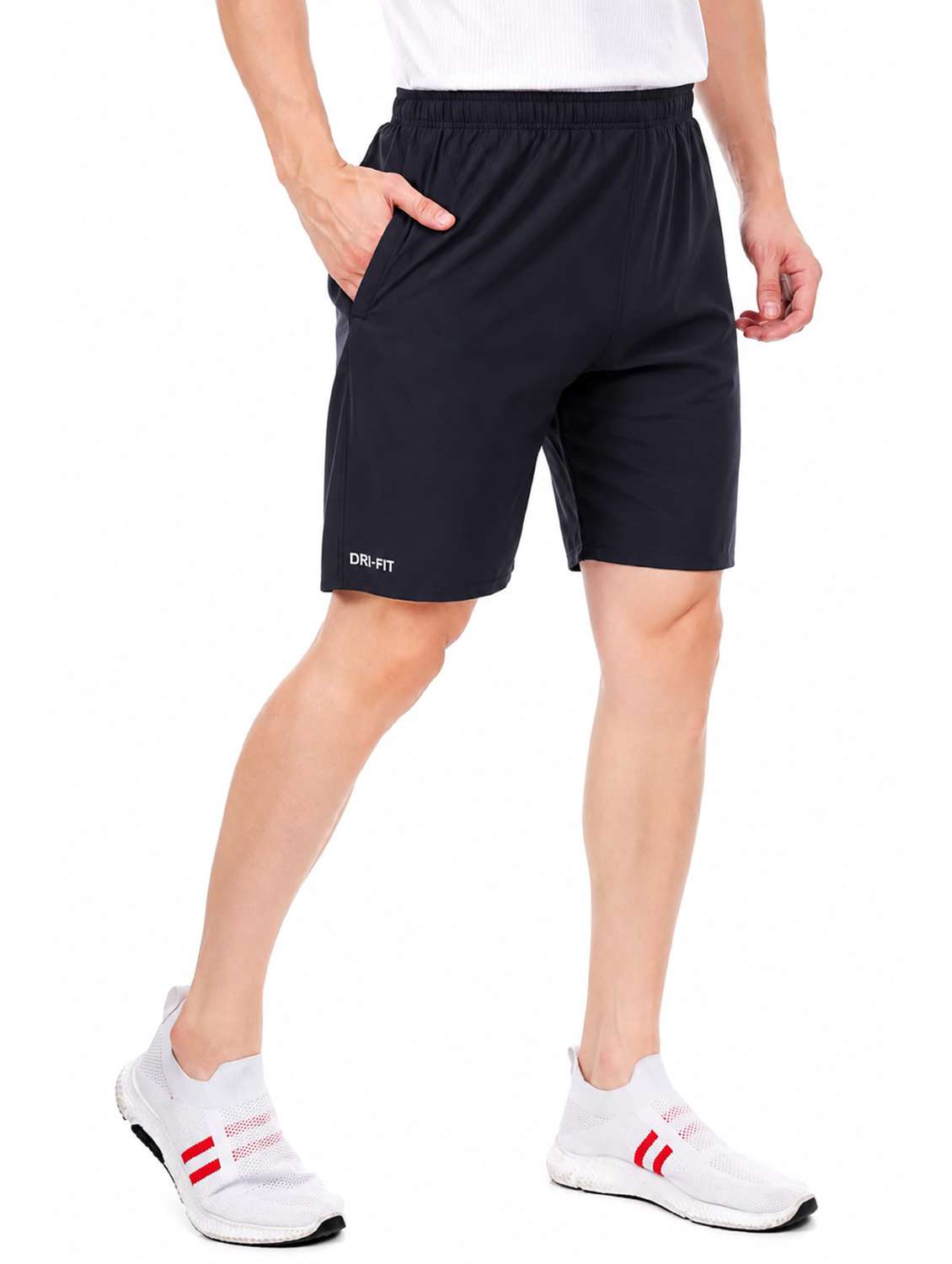 Men Solid Mid Rise Regular Fit Shorts - 22615358 -  Standard Image - 1