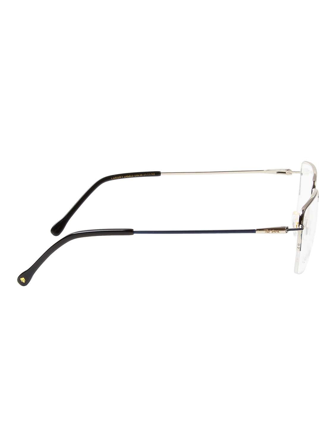 ted smith unisex silver half rim rectangle frame - 22615445 -  Standard Image - 4