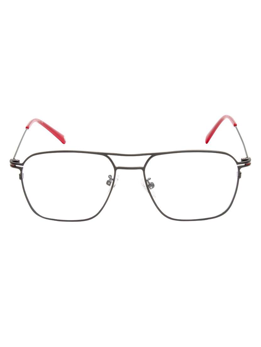 ted smith unisex full rim aviator black frames - 22615455 -  Standard Image - 1