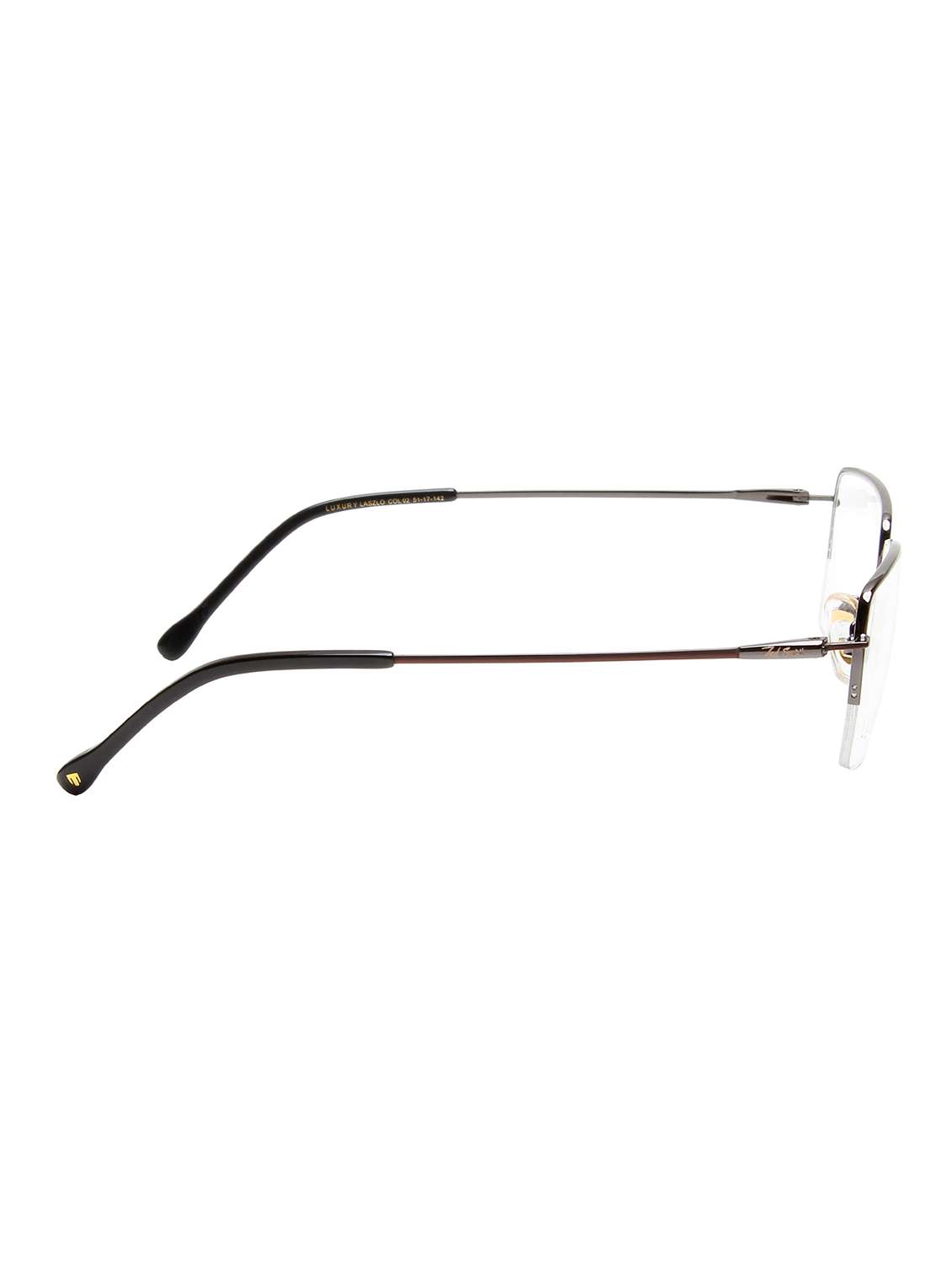 ted smith unisex brown half rim rectangle frame - 22615472 -  Standard Image - 4