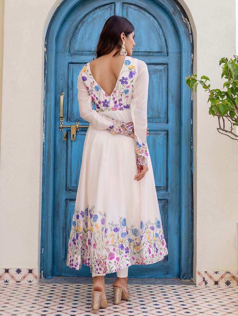 Women Printed Long Sleeves Kurta Legging Set With Dupatta - 22615476 -  Standard Image - 4