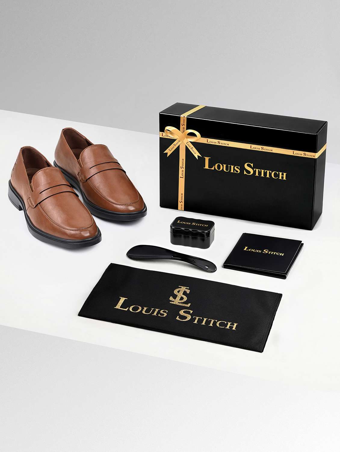 Men Solid Slip On Formal Shoes - 22615674 -  Standard Image - 4