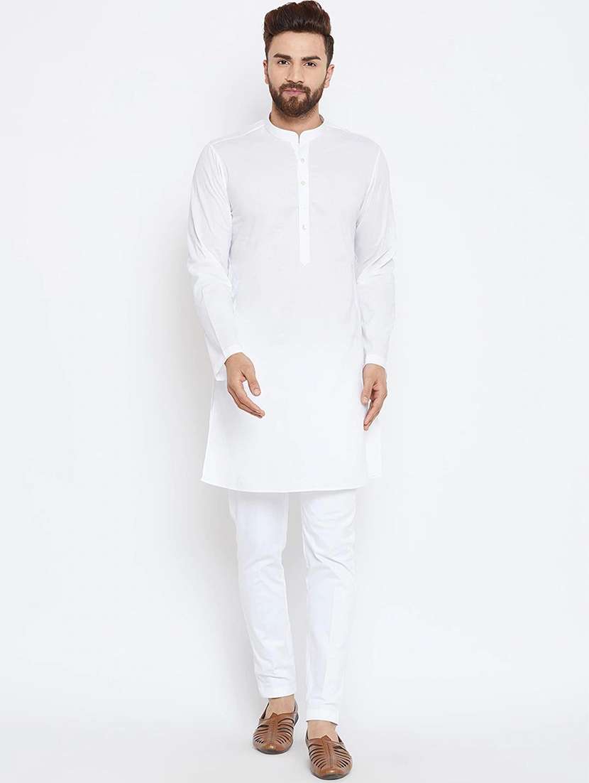 Men Solid Mid Rise Ethnic Bottom Wear Pyjama - 22615716 -  Standard Image - 4