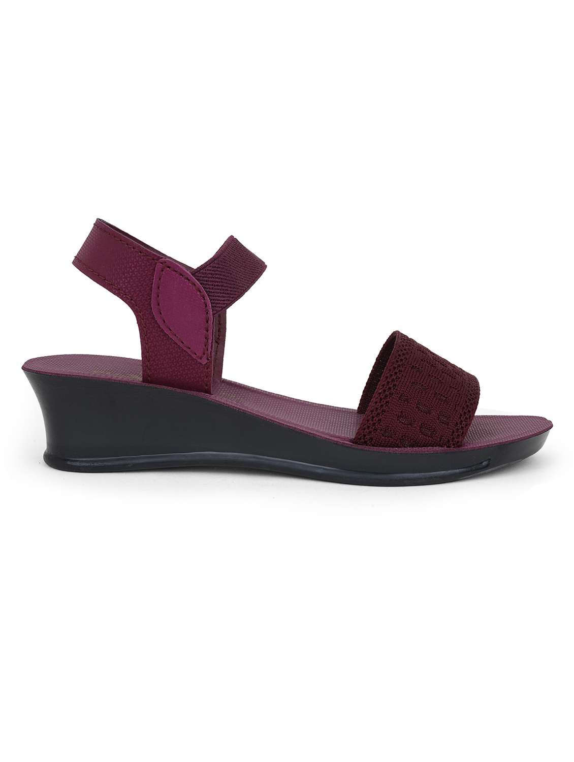 women textured ankle strap wedges - 22616219 -  Standard Image - 1