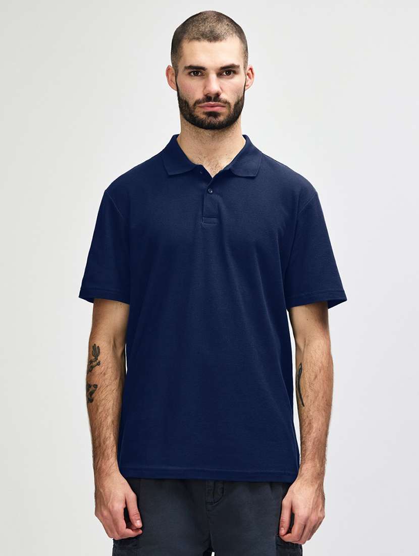 Men Pack Of 2 Solid Short Sleeve T-shirt - 22616618 -  Standard Image - 1