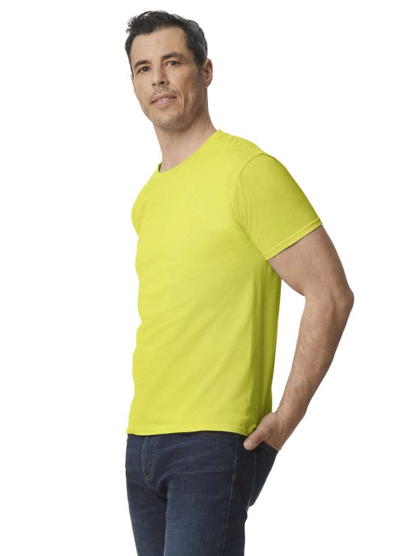 Men Pack Of 2 Solid Short Sleeve T-shirt - 22616618 -  Standard Image - 4