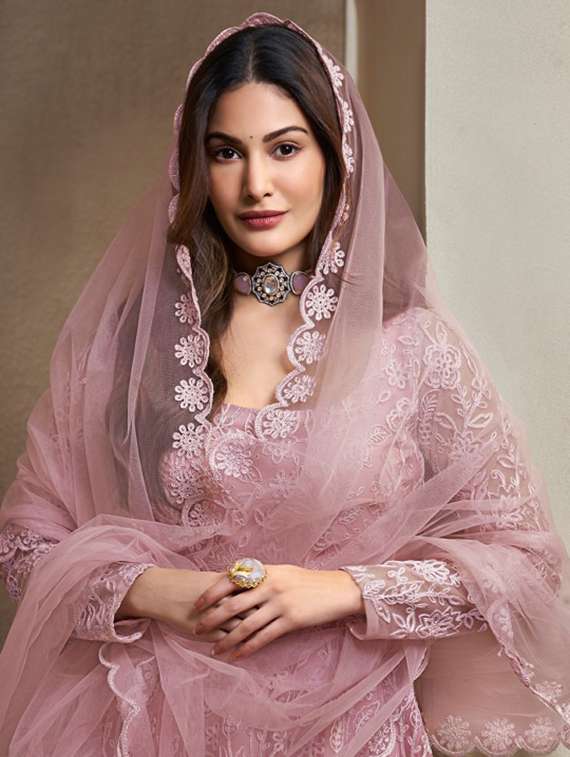 women embroidered long sleeves kurta pant set with dupatta - 22616693 -  Standard Image - 1