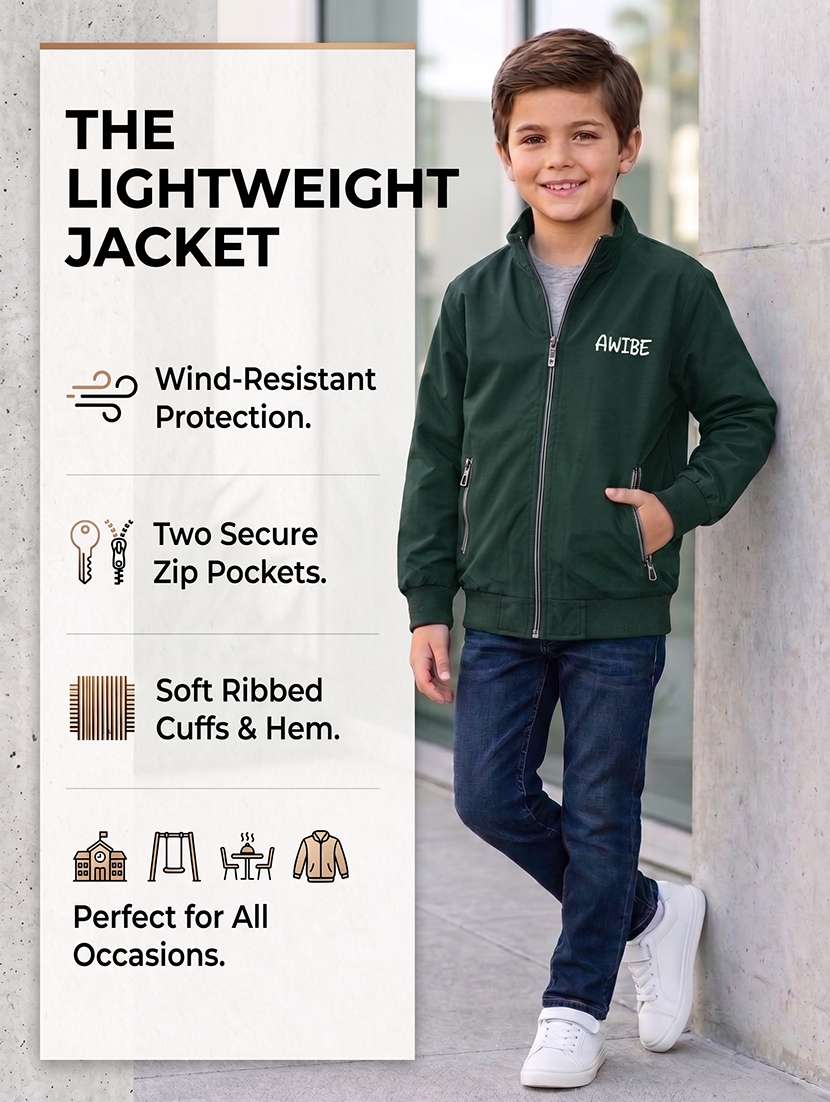 boys typographic long sleeves bomber jacket - 22616729 -  Standard Image - 4