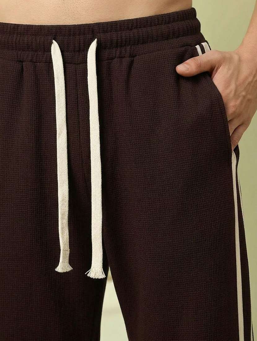men side taped mid rise relaxed fit track pant - 22617119 -  Standard Image - 1