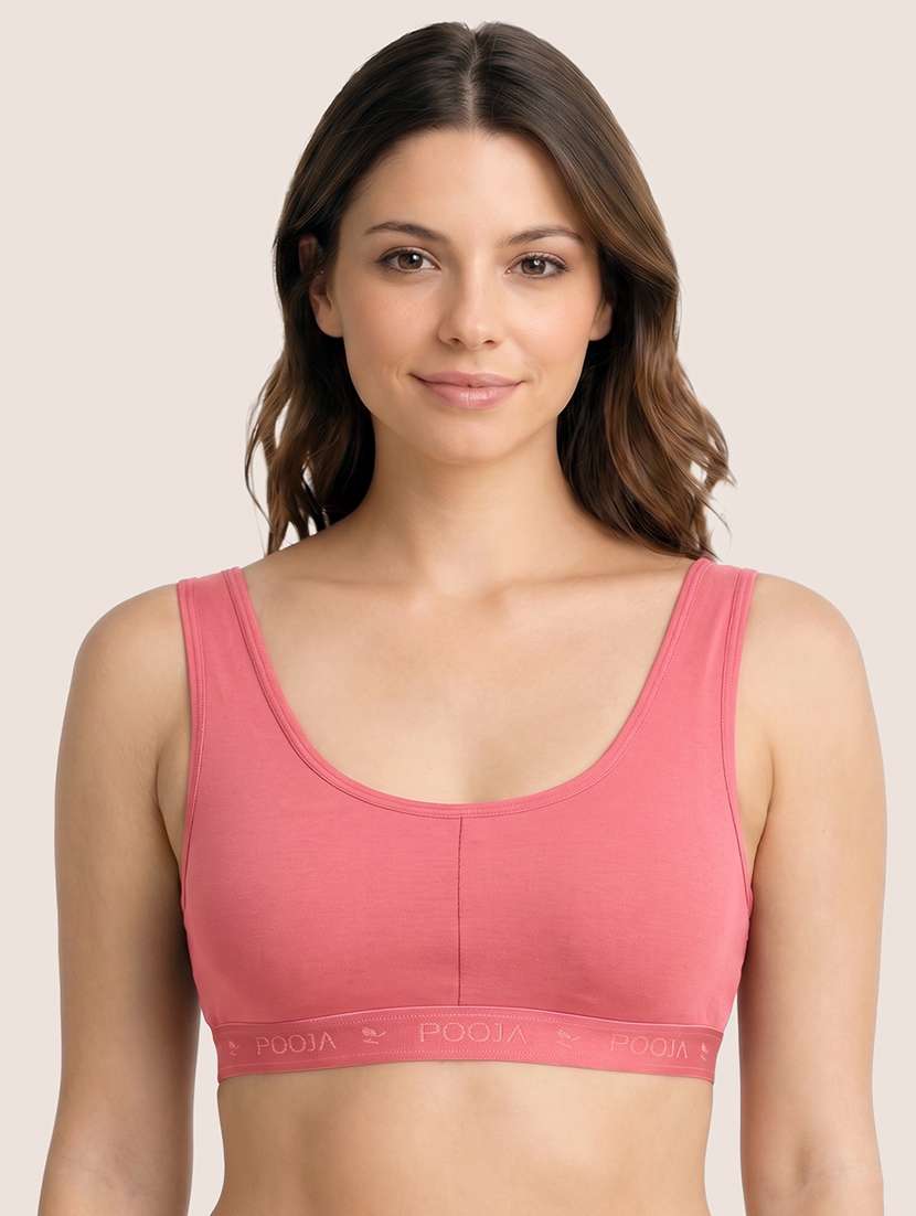 women pack of 2 solid full coverage sports bra - 22617127 -  Standard Image - 1