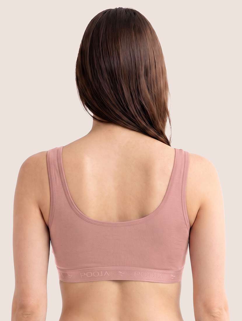 women pack of 2 solid full coverage sports bra - 22617127 -  Standard Image - 4