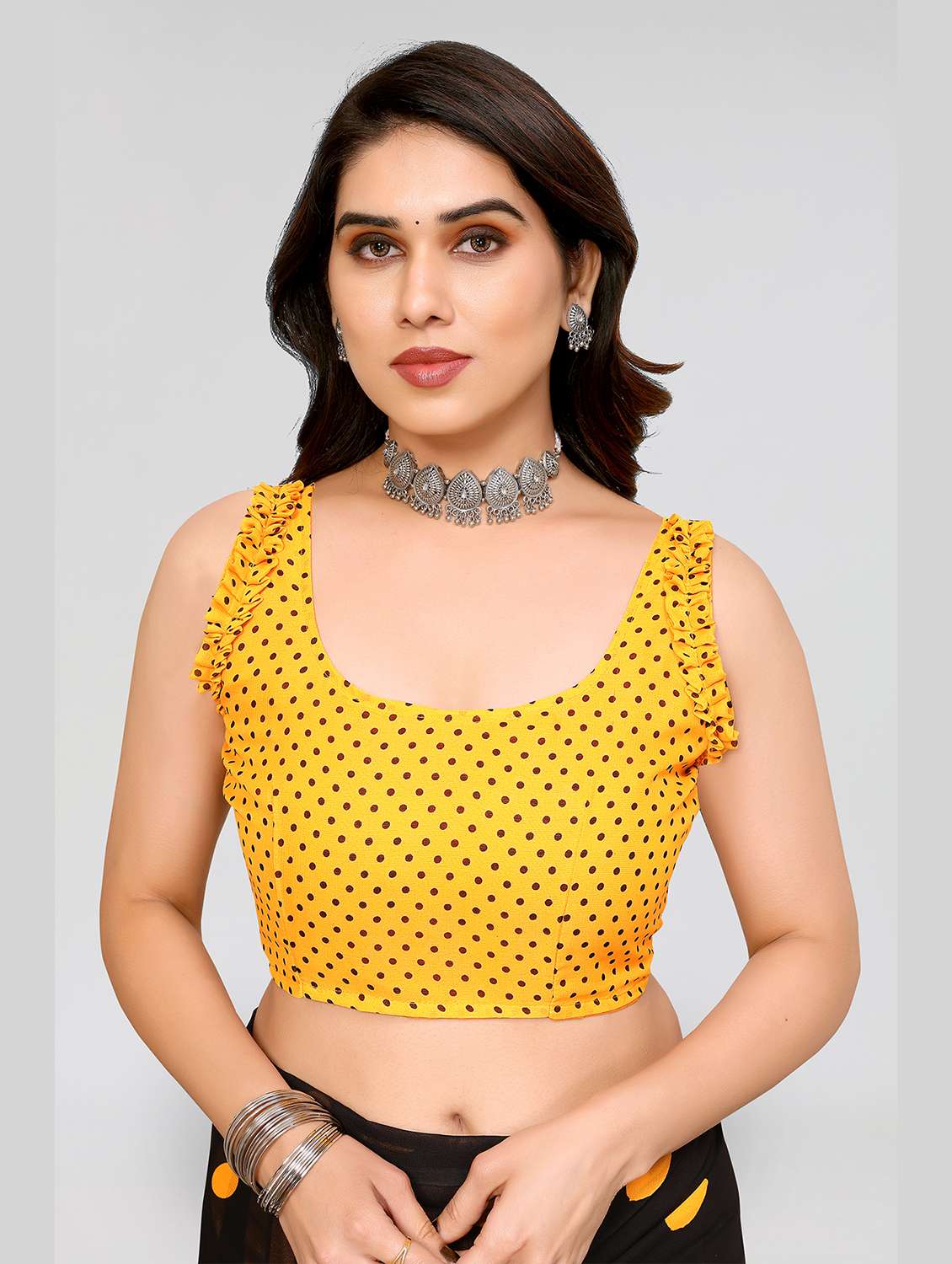 women pack of 2 printed combo saree with blouse - 22617202 -  Standard Image - 4