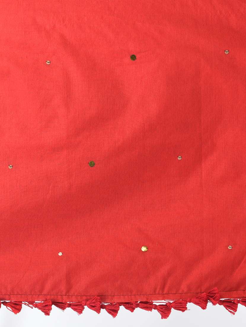 Women Solid With Work Embellished Saree With Blouse - 22619319 -  Standard Image - 1