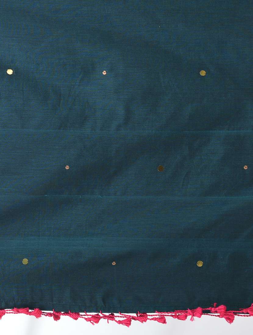 women solid with work embellished saree with blouse - 22619329 -  Standard Image - 1