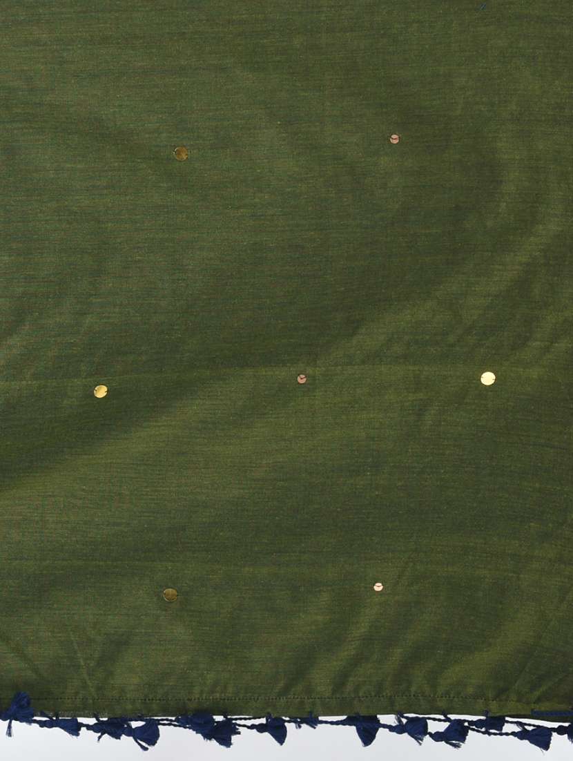 women solid with work embellished saree with blouse - 22619332 -  Standard Image - 1
