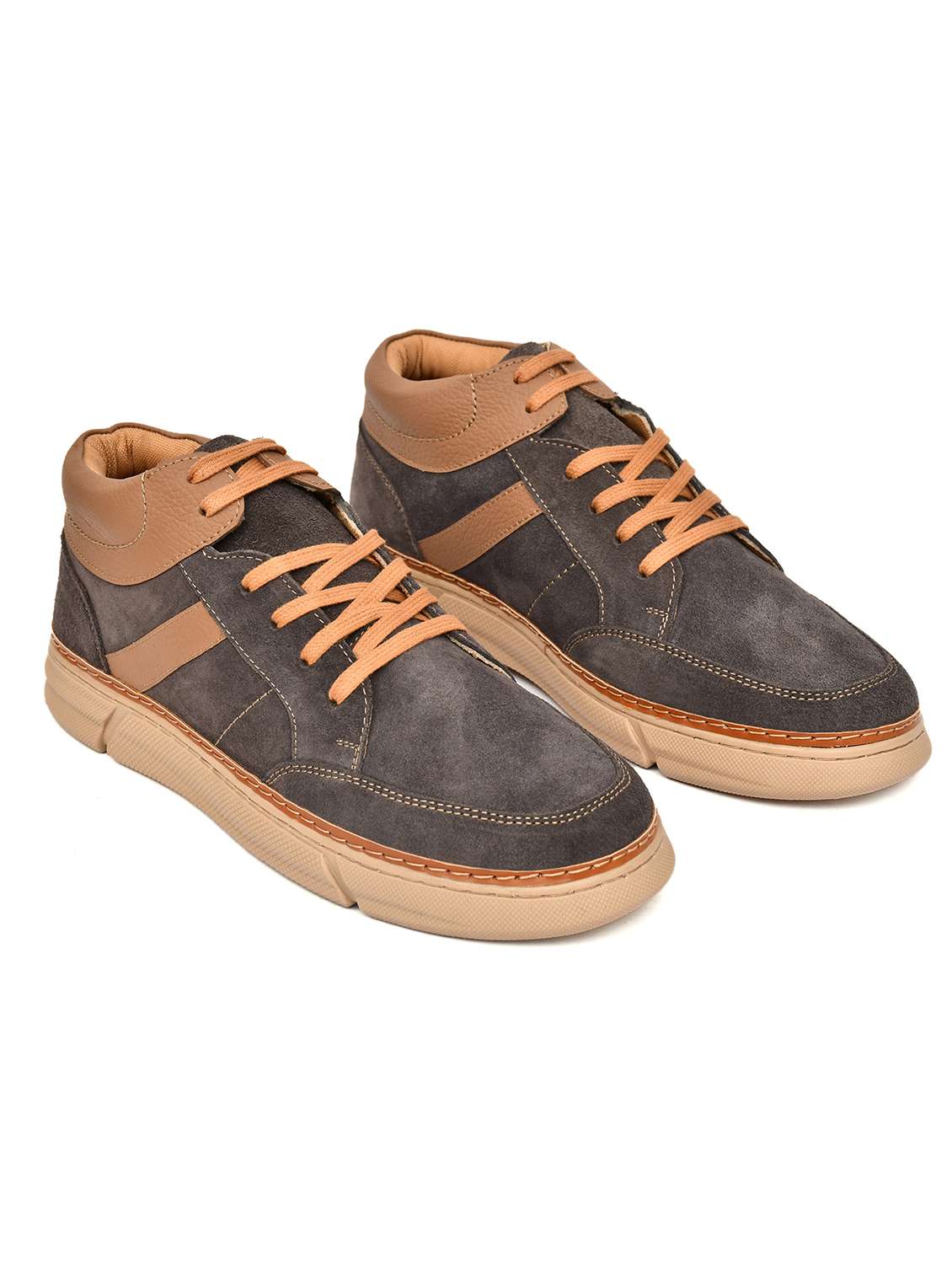 men colourblocked lace up low ankle boots - 22619341 -  Standard Image - 1