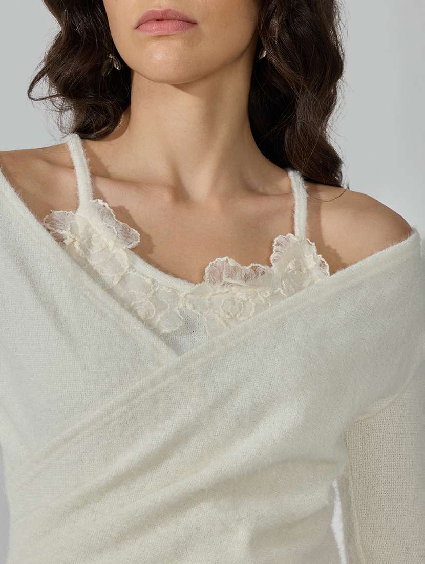 women solid long sleeves regular top - 22619445 -  Standard Image - 1