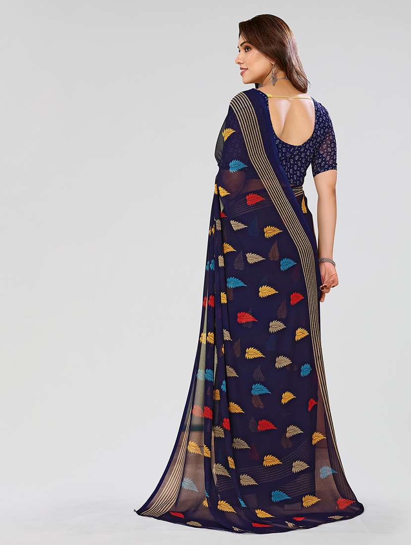Women Pack Of 2 Printed Combo Saree With Blouse - 22623559 -  Standard Image - 1