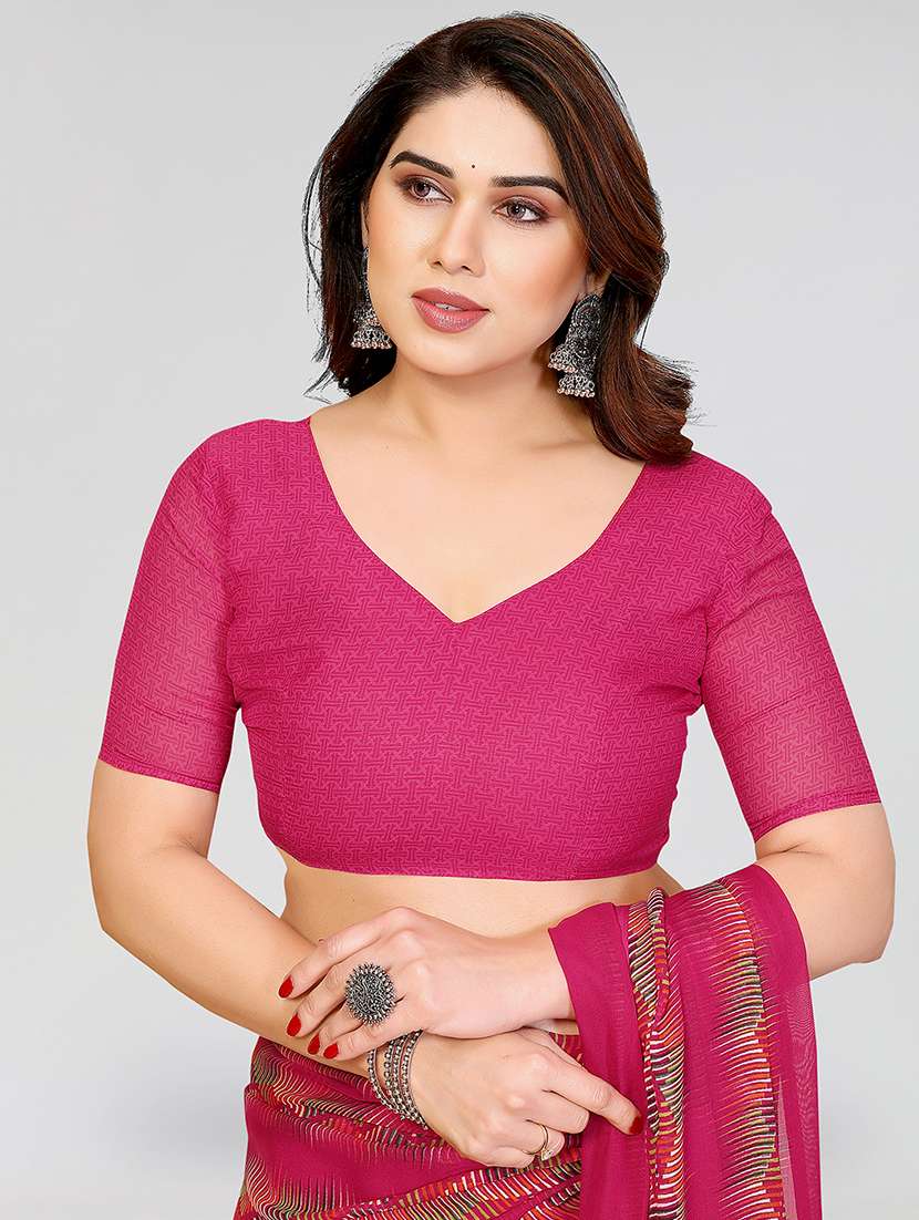 women pack of 2 printed combo saree with blouse - 22623842 -  Standard Image - 4