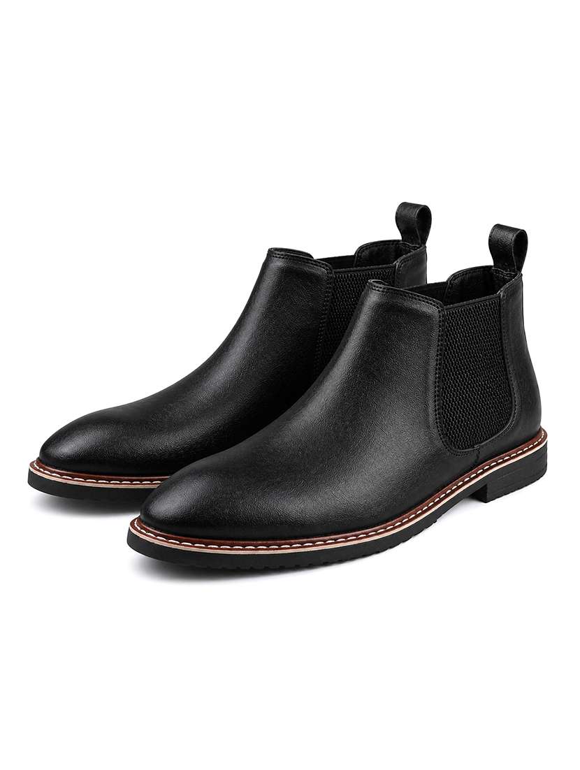 men solid low ankle boots - 22624739 -  Standard Image - 1
