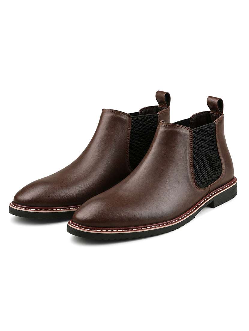 men solid low ankle boots - 22624740 -  Standard Image - 1