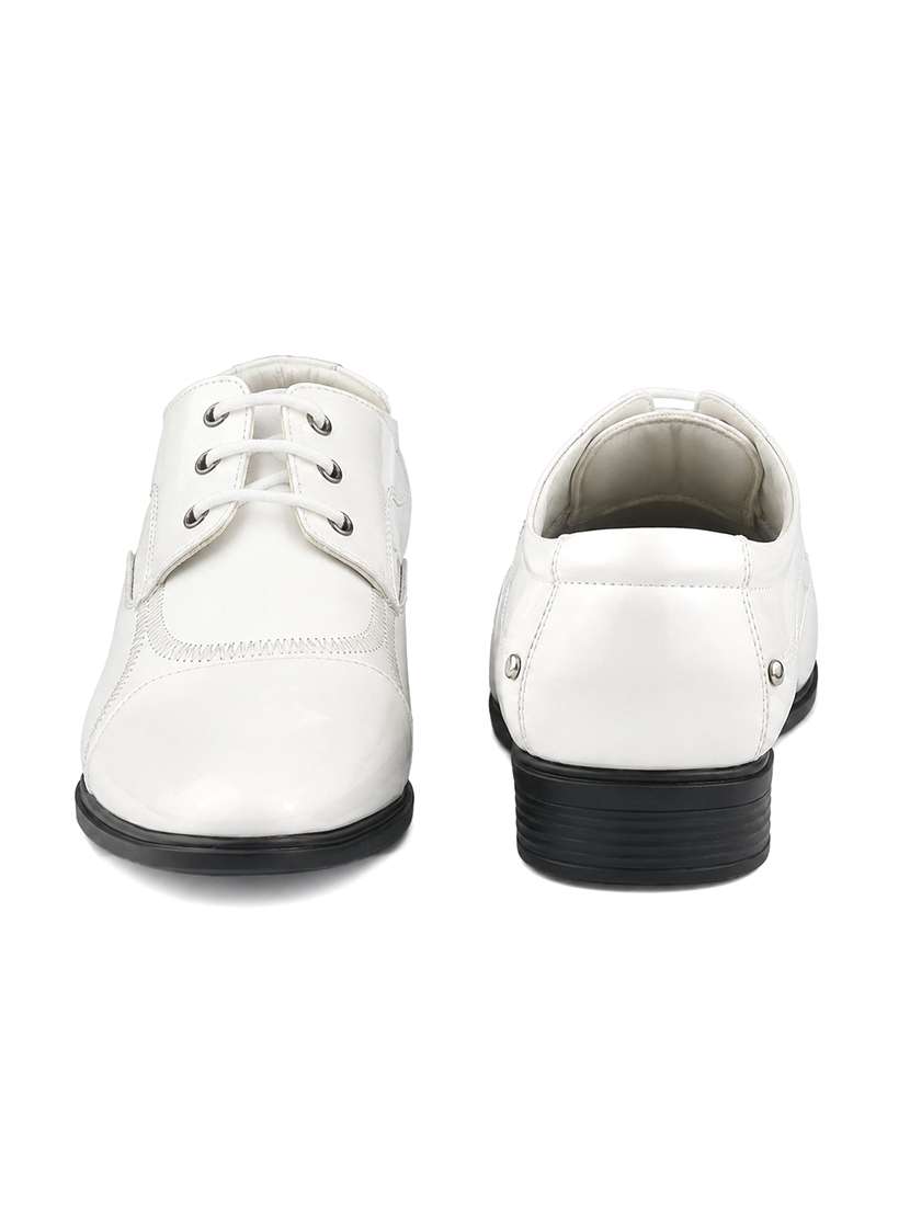 men solid lace up derby shoes - 22624744 -  Standard Image - 4