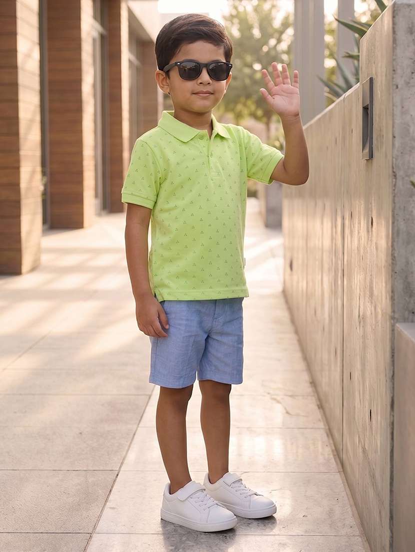 boys printed short sleeves polo t-shirt - 22624872 -  Standard Image - 4