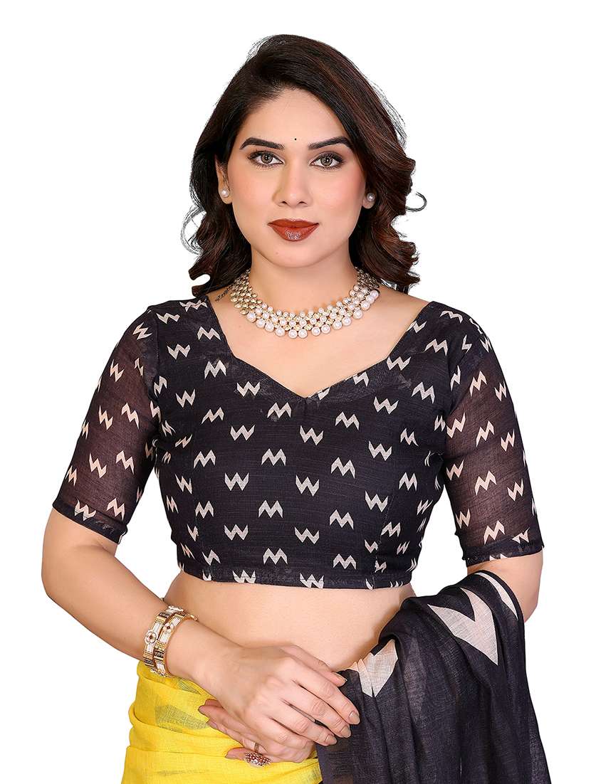 Women Pack Of 2 Printed Combo Saree With Blouse - 22624885 -  Standard Image - 4