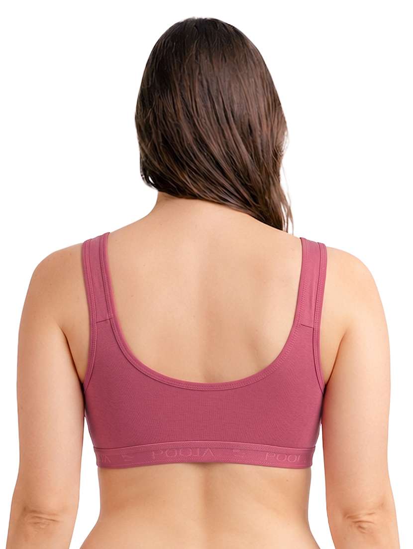 women pack of 3 solid full coverage sports bra - 22625717 -  Standard Image - 6
