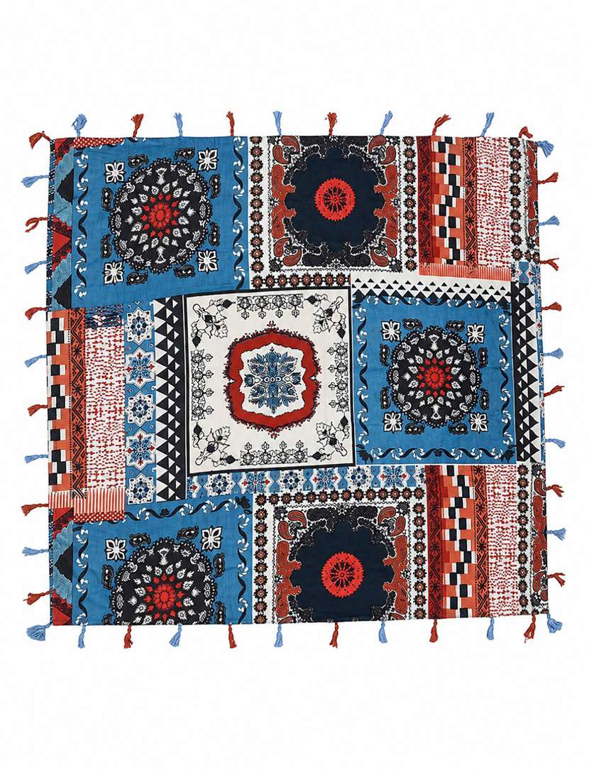 women pack of 5 printed scarf - 22625727 -  Standard Image - 4