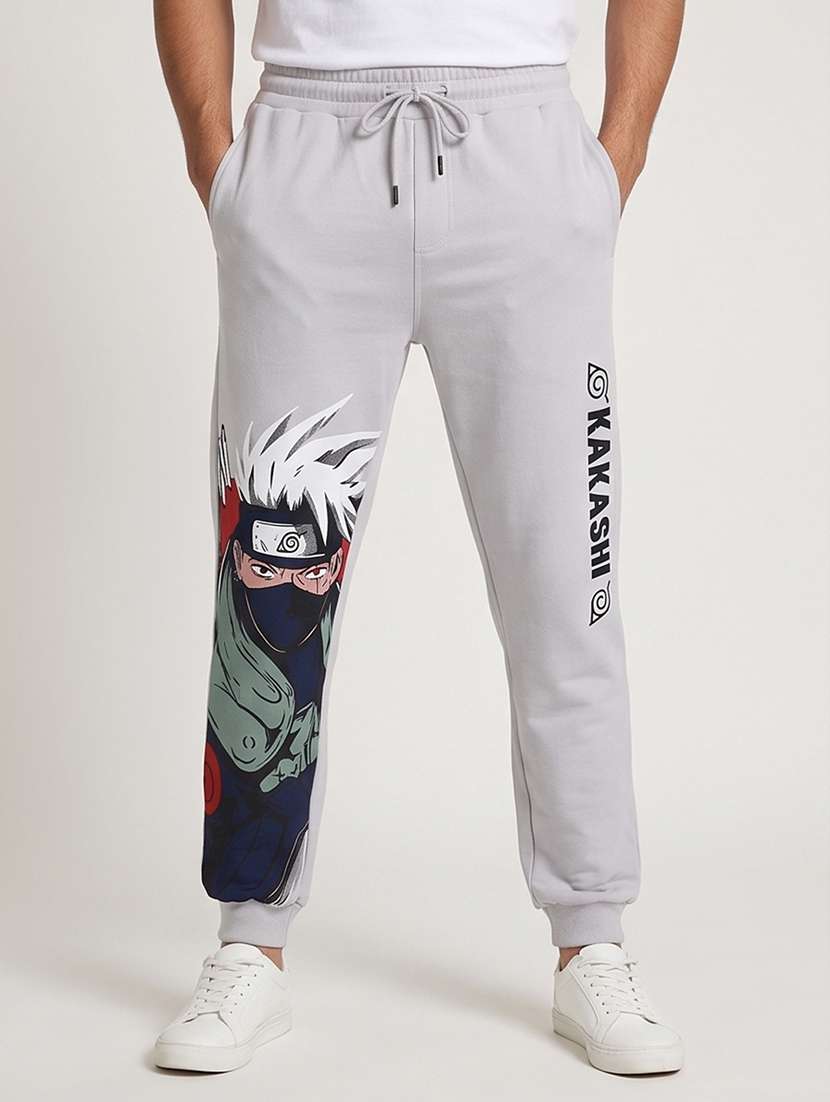 men printed mid rise jogger - 22626279 -  Standard Image - 1