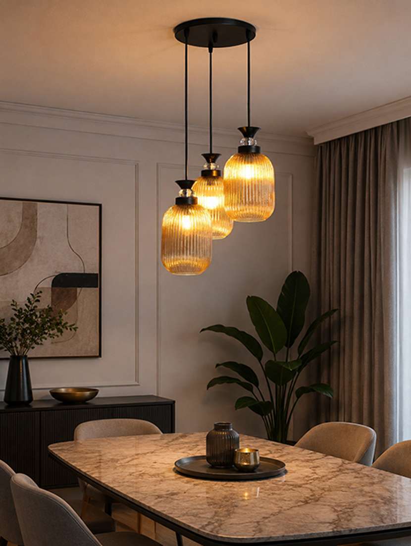 decorative 3-light cluster hanging light - 22626378 -  Standard Image - 1