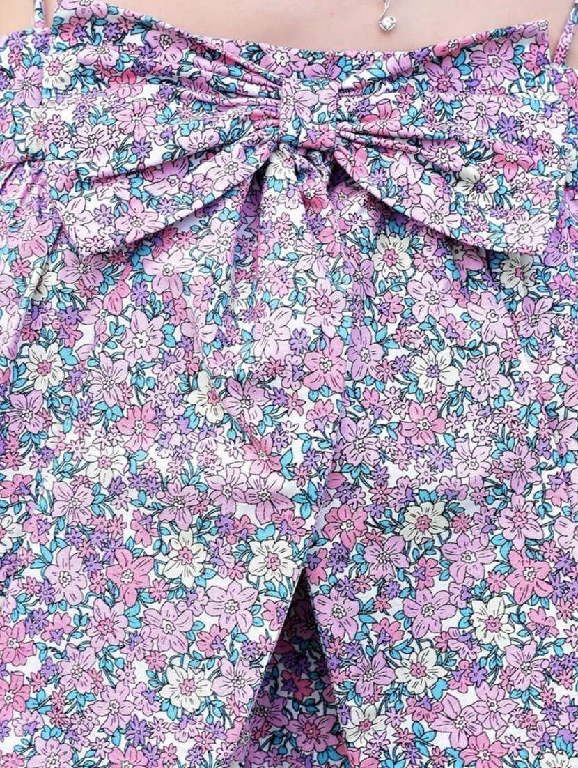 Women Floral Printed Shoulder Strap Regular Top - 22626878 -  Standard Image - 1