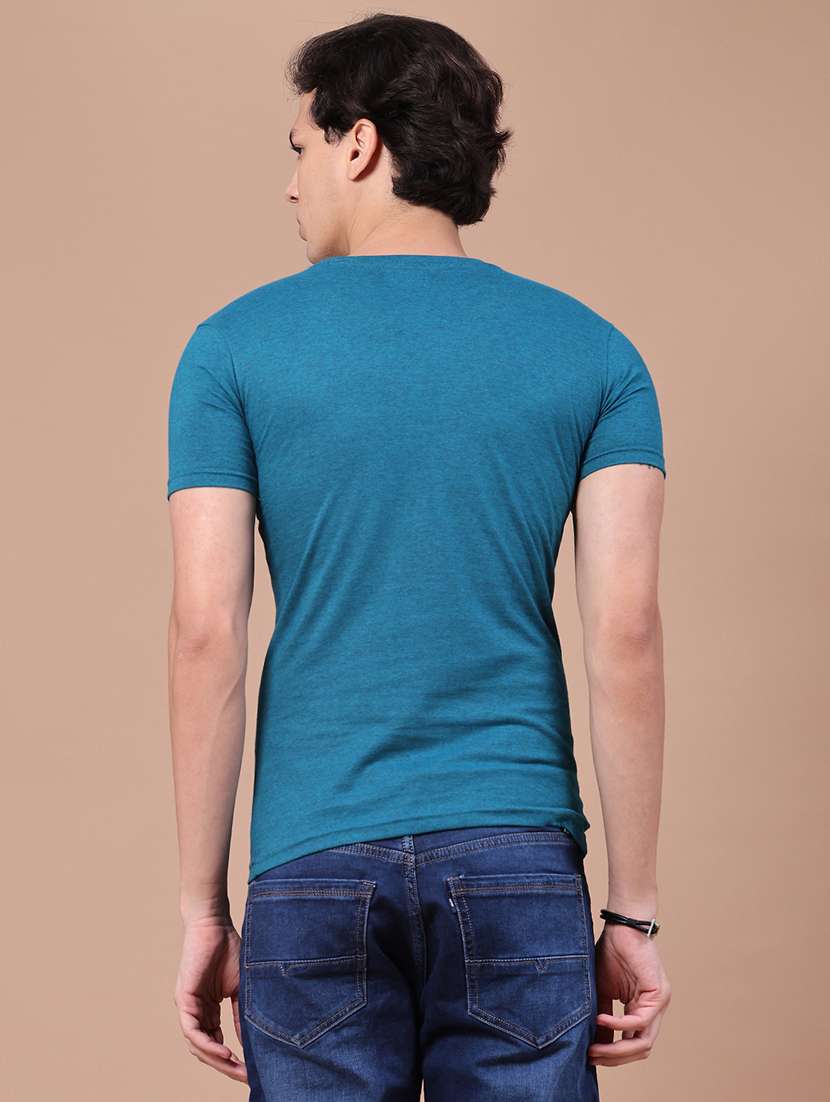 Men Printed Short Sleeves Regular Fit T-shirt - 22627090 -  Standard Image - 4