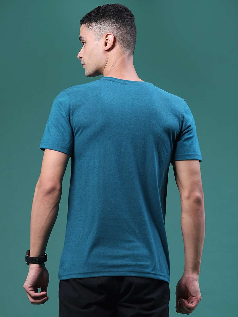 Men Printed Short Sleeves Regular Fit T-shirt - 22627101 -  Standard Image - 4